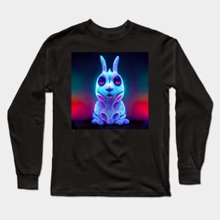 Psychedelic Bunny Rabbit Long Sleeve T-Shirt